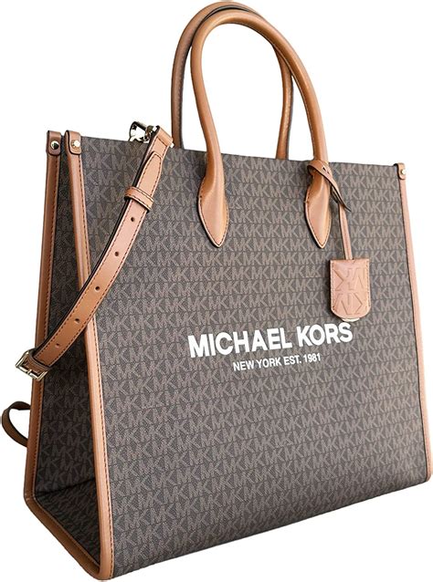 michael michael kors signature tote bag|Michael Kors mirella large tote.